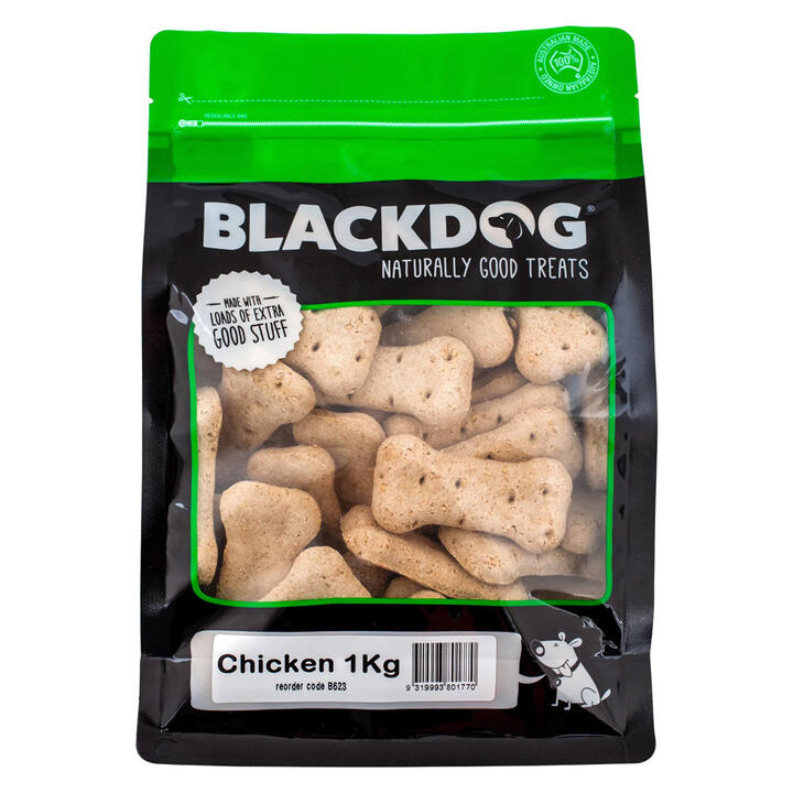 Blackdog Oven Baked Dog Biscuits Chicken 1 Kg