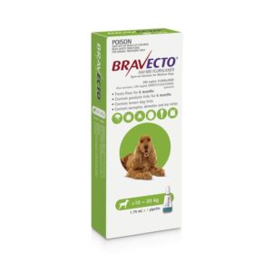 Bravecto Spot On For Dogs Green