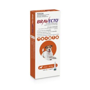 Bravecto Spot On For Dogs Orange