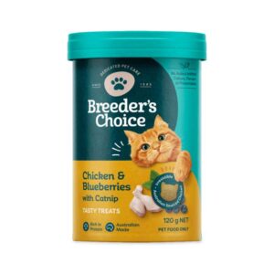 Breeders Choice Chicken And Blueberries With Catnip Cat Treats