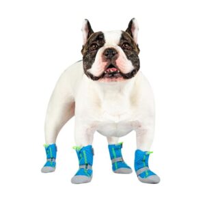Canada Pooch Hot Pavement Dog Boots Blue