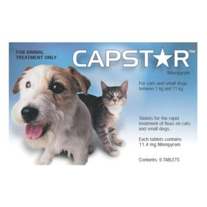 Capstar For Cats And Small Dogs 0.5 To 11kg (Blue) 6 Tablet
