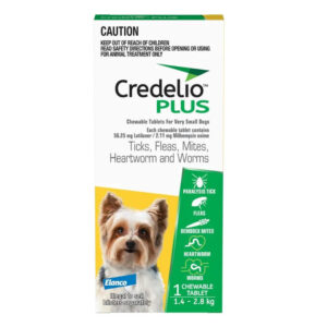 Credelio Plus For Very Small Dogs 1.4 - 2.8 Kg Yellow 1 Chews