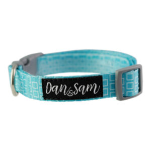 Dan & Sam Adjustable Polyester Webbing Collar For Dogs - Grooving 1 X Large