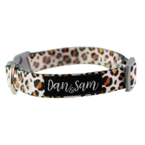 Dan & Sam Adjustable Polyester Webbing Collar For Dogs - Wild One 1 X Medium