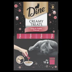 Dine Creamy Treats Tuna And Prawn