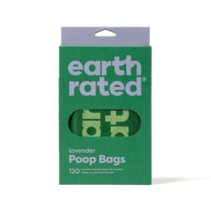 Earth Rated Poo Bags With Easy Tie Handle Lavender Scented
