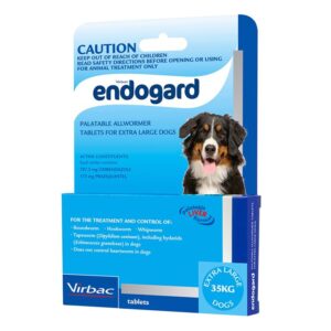Endogard For Dogs For Extra Large Dogs 35kg (Blue) 2 Tablet