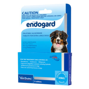 Endogard For Dogs For Extra Large Dogs 35kg (Blue) 50 Tablet