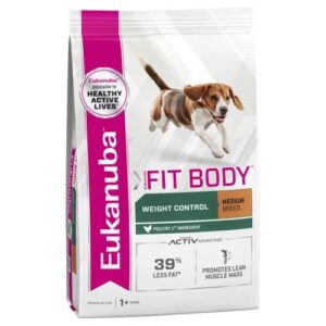 Eukanuba Medium Breed Fit Body Weight Control 15kg