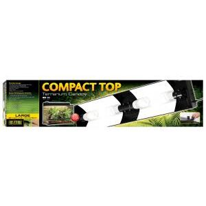 Exo Terra Compact Top Fluoro Light Unit Terrarium Canopy