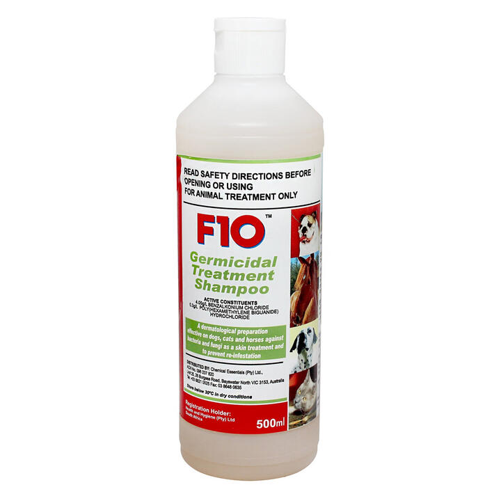 F10 Germicidal Treatment Shampoo For Dogs, Cats And Horses 500 Ml