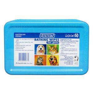 Fido's Bath Wipes Handy Pack 40 Pack