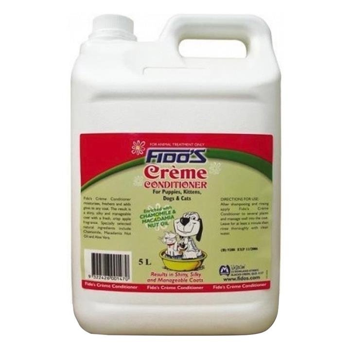 Fido's Creme Conditioner For Dogs And Cats 5 Litres