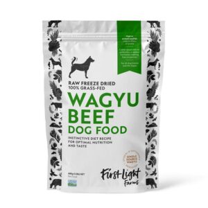First Light Farms Raw Freeze Dried Grass Fed Wagyu Beef Dog Food