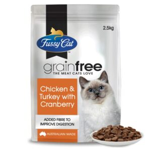 Fussy Cat Grain Free Dry Cat Food Adult Chicken And Turkey With Cranberry