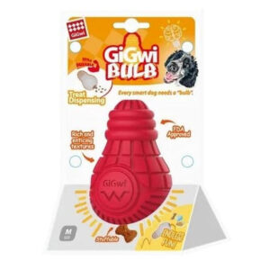 Gigwi Extra Durable Treat Dispensing Bulb For Dogs 1 X Medium