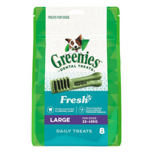 Greenies Fresh Dental Dog Treats Large 22 - 45kg 340 Gm