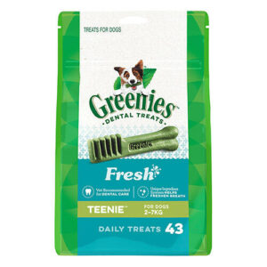 Greenies Fresh Dental Dog Treats Teenie 2 - 7kg 340 Gm