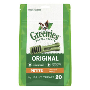 Greenies Original Dental Dog Treats Petite 7 - 11kg 340 Gm