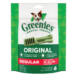 Greenies Original Dental Dog Treats Regular 11 - 22kg 170 Gm