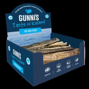 Gunnis Cod Skin Strips 40cm Dog Treats