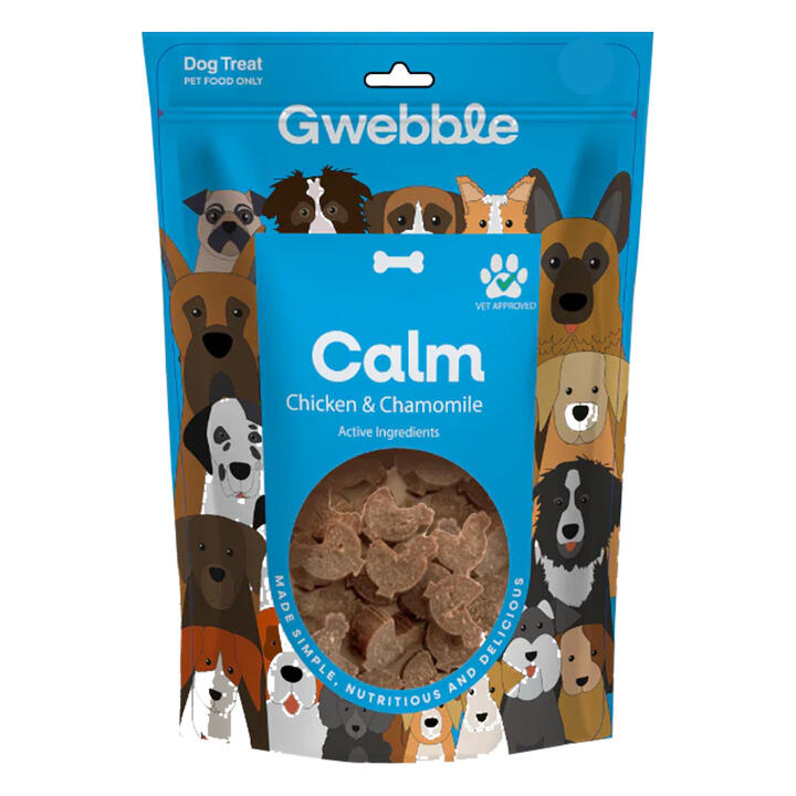 Gwebble Calm Chicken & Chamomile Dog Treats 140 Gm