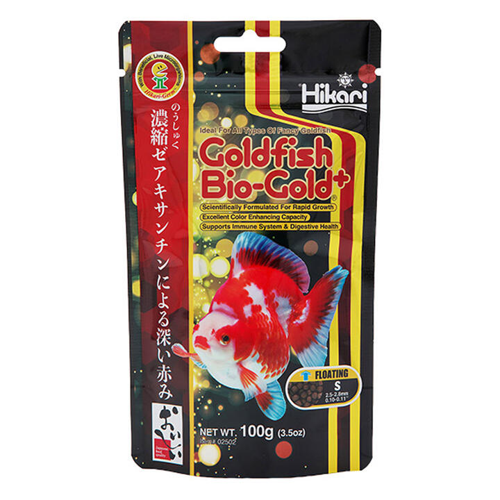 Hikari Goldfish Bio-Gold+ Color Enhancing Fish Food Floating - Small 100 Gm