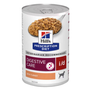 Hill's Prescription Diet Canine I/D Digestive Care With Turkey Wet Dog Food 360gm 12 Cans