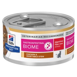 Hills Prescription Diet Gi Biome Stress Chicken Vege Stew Wet Cat Food