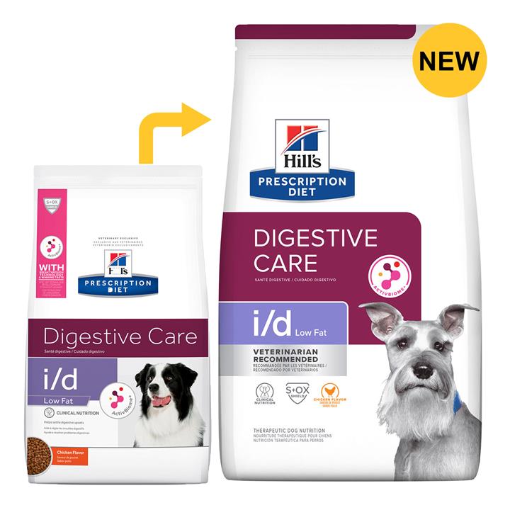 Hill's Prescription Diet I/D Low Fat Digestive Care Chicken Flavour Dry Dog Food 3.85 Kg