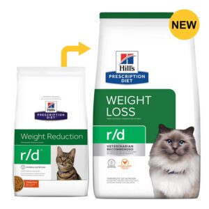 Hill's Prescription Diet R/D Weight Loss Chicken Flavour Dry Cat Food 3.9 Kg