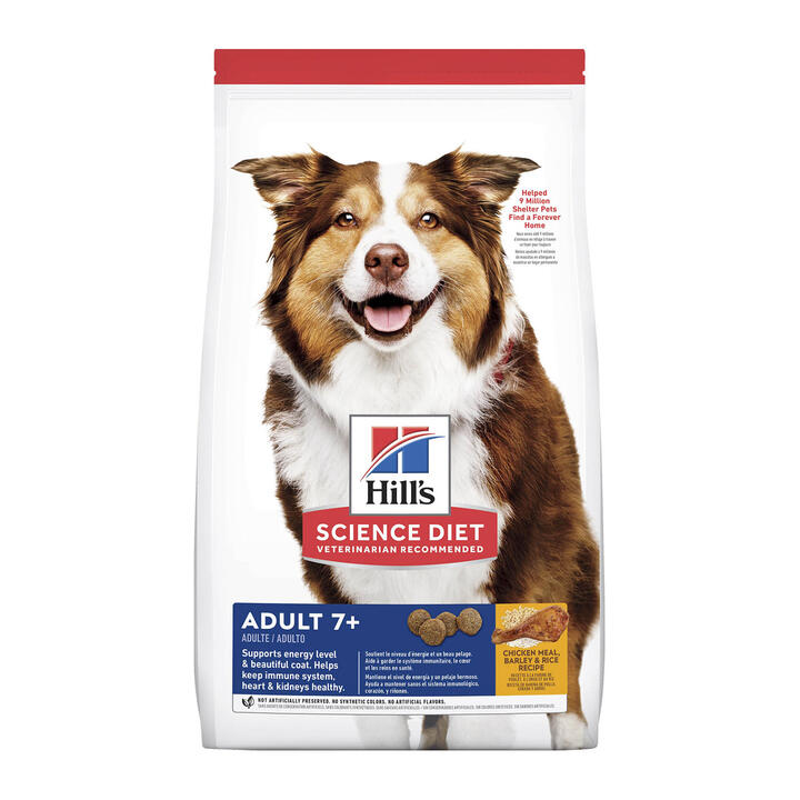 Hill's Science Diet Adult 7+ Chicken Meal, Barley & Rice Recipe Dry Dog Food 12 Kg