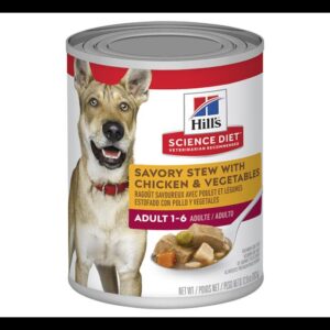 Hills Science Diet Adult Savory Stew Chicken And Vegetables Canned Dog Food