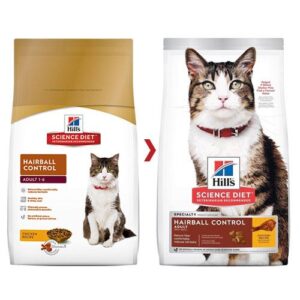 Hill's Science Diet Hairball Control Adult Chicken Recipe Dry Cat Food 4 Kg