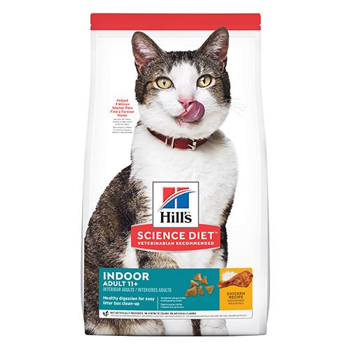 Hill's Science Diet Indoor Adult 11+ Chicken Recipe Dry Cat Food 1.58 Kg