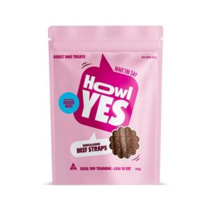 Howl Yes Beef Straps Dog Treats