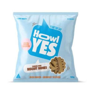 Howl Yes Chicken Biscuit Bones Puppy Treats