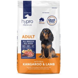 Hypro Premium Dry Dog Food Adult Kangaroo And Lamb Grain Free
