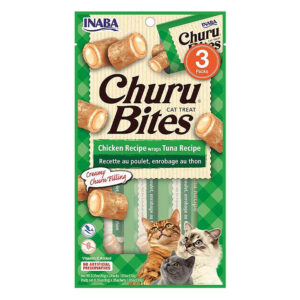 Inaba Churu Bites Chicken Recipe Wraps Tuna Recipe Cat Treat 3 Pack