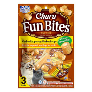 Inaba Churu Fun Bites Chicken Recipe Wraps Chicken Recipe Cat Treat 3 Pack