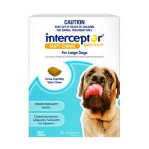 Interceptor Spectrum Chews Large 22-45kg Blue 6 pack
