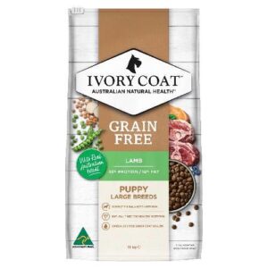 Ivory Coat Grain Free Puppy Large Breed Lamb 13kg