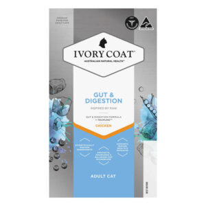 Ivory Coat Inspired By Raw Gut & Digestion Adult Chicken Wet Cat Food 85gm 12 Pack