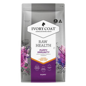 Ivory Coat Raw Health Puppy Immunity Chicken + Freeze Dried Raw Lamb Dry Dog Food 1.8 Kg