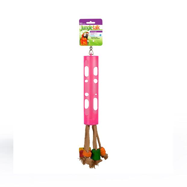 Jungle Talk Bird Toy Snack N Play Treat Holder