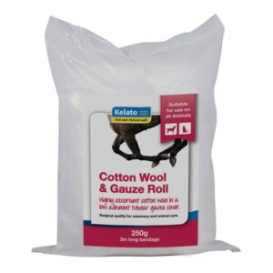 Kelato Cotton Wool And Gauze Roll 250 Gm