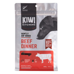 Kiwi Kitchens Air Dried Beef Dinner Dry Dog Food 500 Gm