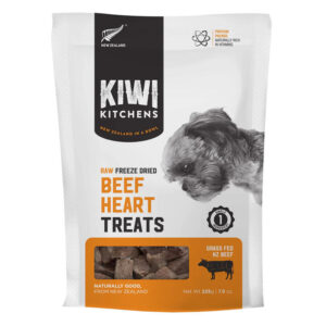Kiwi Kitchens Beef Heart Freeze Dried Dog Treats 225 Gm