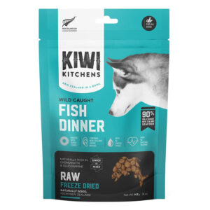 Kiwi Kitchens Freeze-Dried Dog Food Fish Dinner 142 Gm